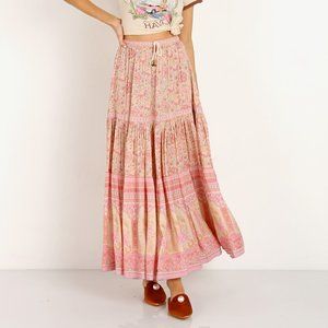 Spell & The Gypsy Poinciana Maxi Skirt Pink